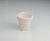 Minyatür Mini Saksı Boyanabilir Obje Seramik Bisküvi 8 cm (Ham Ürün) - 1