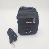 Yatay Fermuarlı Kapaklı Mini Boy Erkek El Çantası - 2