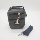 Yatay Fermuarlı Mini Boy Erkek El Çantası - 1