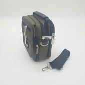 Yatay Fermuarlı Mini Boy Erkek El Çantası - 12