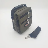 Yatay Fermuarlı Mini Boy Erkek El Çantası - 7