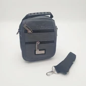 Yatay Fermuarlı Mini Boy Erkek El Çantası - 4