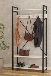 WOOD HOUSE - AKŞIN VESTİYER PORTMANTO - BEYAZ - 1