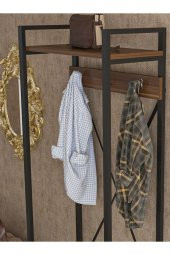 WOOD HOUSE - DURU VESTİYER PORTMANTO - CEVİZ - 2