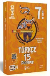 İsem Yayınları 7.Sınıf Türkçe 15 Deneme - 1