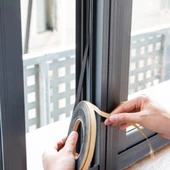 Contacall Kapı Pencere Bandı Yapışkan Sünger 4 mm Kalınlık 15 mm Genişlik 10 Metre Uzunluk/ EVA-4*15 - 3