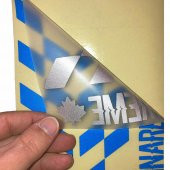 Reflektif Mavi Damalı Kask Motosiklet Sticker Takımı Çınar Extreme - 4