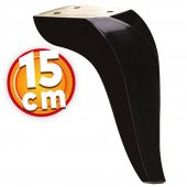 Lüks Mobilya Kanepe Sehpa TV Ünitesi Koltuk Ayağı 15 cm Siyah Baza Ayak thumbnail 1