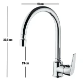 Venita Delta Oynar Perlatörlü Mutfak Evye Bataryası - 2