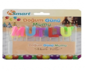 Ksmart Renkli Mutlu Yıllar Mumu - 1