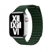 Apple Watch 42mm KRD-09 Mıknatıslı Deri Kordon - 8