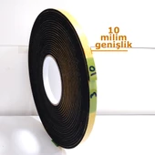 Contacall Kapı Pencere İzolasyon Bandı / Kapı Pencere Yalıtım Süngeri EPDM-3 mm Kalınlık 10 mm Genişlik 10 Metre Uzunluk thumbnail 4