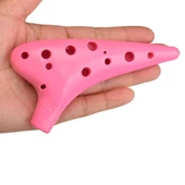Valkyrie Ocarina 12 Delik Ocarina Alto C Ocarina Flüt Ocarina Sualtı Müzik Nefesli Enstrüman - 5