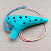 Valkyrie Ocarina 12 Delik Ocarina Alto C Ocarina Flüt Ocarina Sualtı Müzik Nefesli Enstrüman - 8