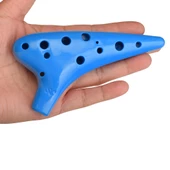Valkyrie Ocarina 12 Delik Ocarina Alto C Ocarina Flüt Ocarina Sualtı Müzik Nefesli Enstrüman - 3