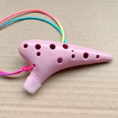 Valkyrie Ocarina 12 Delik Ocarina Alto C Ocarina Flüt Ocarina Sualtı Müzik Nefesli Enstrüman - 7
