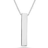 Gümüş Erkek Çubuk Kolye thumbnail 2