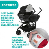 Chicco Trio Sprint Travel Sistem Bebek Arabası Black Night - 4