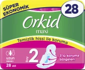 Orkid Maxi Uzun 28 Adet Süper Ekonomik Paket Hijyenik Ped x 5 ADET - 5