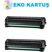 Eko Kartuş Samsung Mlt D104/ML1660/SCX3200 Ekonomik Avantajlı 2’li Muadil Toner - 1