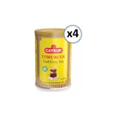 Çaykur Earl Grey Tea Tomurcuk Dökme Çay Teneke 200g x 4 - 2