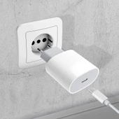 PDAteknoloji Apple Samsung 20 watt Type-C PD Hızlı Şarj Başlık Adaptör - 3
