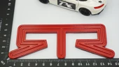DK Tuning Mustang RTR Bagaj Kırmızı Logo Arma Ford İle Uyumlu - 2