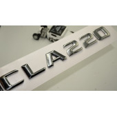 Benz CLA 220 Bagaj Krom Metal 3M 3D Yazı Logo - 1