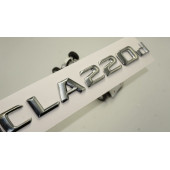 Benz CLA 220d Bagaj Krom Metal 3M 3D Yazı Logo thumbnail 1