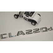 Benz CLA 220d Bagaj Krom Metal 3M 3D Yazı Logo thumbnail 3