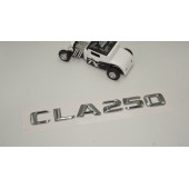 Benz CLA 250 Bagaj Krom Metal 3M 3D Yazı Logo - 2