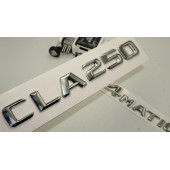 Benz CLA 250 4Matic Bagaj Krom Metal 3M 3D Yazı Logo - 1