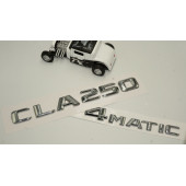 Benz CLA 250 4Matic Bagaj Krom Metal 3M 3D Yazı Logo - 2