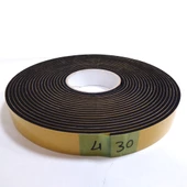 Contacall Kapı Pencere İzolasyon Bandı Yapışkan Sünger 4 mm Kalınlık 30 mm Genişlik 10 Metre Uzunluk / EPDM-4*30 thumbnail 1
