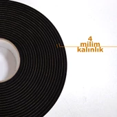 Contacall Kapı Pencere İzolasyon Bandı Yapışkan Sünger 4 mm Kalınlık 50 mm Genişlik 10 Metre Uzunluk / EPDM-4*50 thumbnail 2