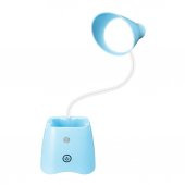 S-link SL-M9052 Mavi 14 Ledli 3V 500mAh Kalemlikli Masa Lambası - 2