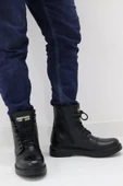 Pierre Cardin 381800 Erkek Siyah Deri Bot - 2