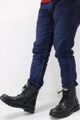 Pierre Cardin 381800 Erkek Siyah Deri Bot - 4