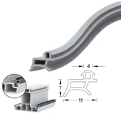 Contacall Pimapen Pvc Kapı Pencere Fitili Contası 90 Metre Gri - 1