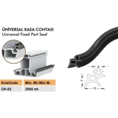 Contacall Pimapen Pvc Kapı Pencere Değiştirme Fitili Contası 5 Metre Siyah thumbnail 1