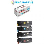 Eko Kartuş Xerox Phaser 6125N (106R01335-36-37-38) Set Muadil Toner thumbnail 1