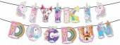 FLAMA UNICORN ŞEKLİNDE İYİKİ DOĞDUN 1 ADET - 1