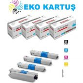 Eko Kartuş Oki MC332DN Muadil Takım 4 Renk Toner, - 1