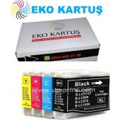 Eko Kartuş Brother MFC-3360C 4 Renk Muadil Kartuş, - 2