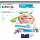Fitoderman Lauradenti Koku Tartar Leke Hassasiyet Önleyici'' Beyazlatıcı Florürsüz Bitkisel Diş Macunu 100 mL thumbnail 1