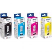 Eko Kartuş Epson Ecotank L3110 (103 4 Renk) Muadil Mürekkep thumbnail 3