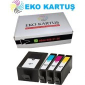Eko Kartuş Hp Officejet 6950 All-In-One Yazıcı 4 Renk Muadil Kartuş - 2