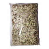 Kilitli Ip-kuş Gözü Etiket Bağlama Ipi Renk KREM Uzunluk 18cm (500 Adet) thumbnail 3