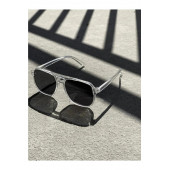 Modalucci Yeni Sezon Şeffaf Siyah Cam Unisex Güneş Gözlüğü thumbnail 2