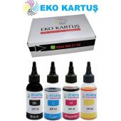 Eko Kartuş Epson Ecotank L130 T664 Set Muadil Mürekkep thumbnail 1